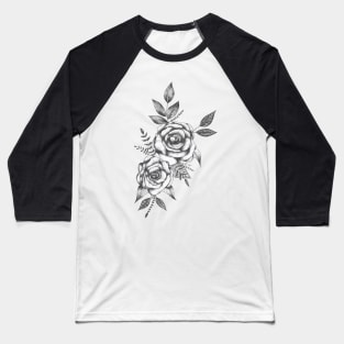 Dot work roses pink ver. Baseball T-Shirt